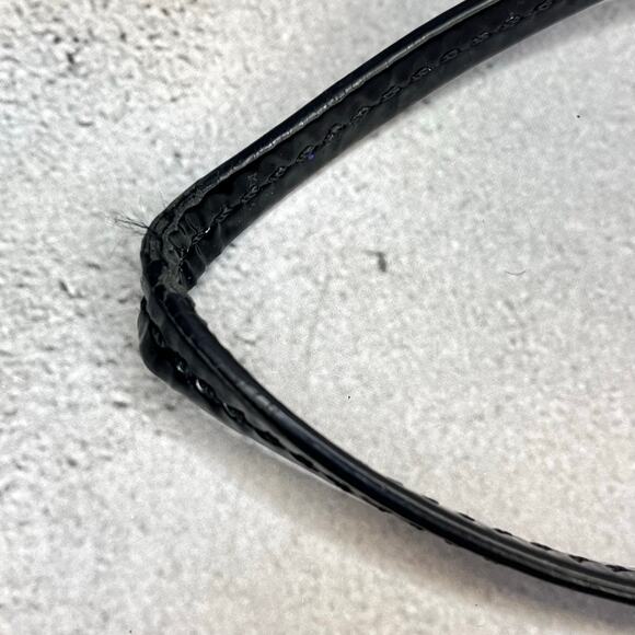 Coach Black Leather & Patent Leather Wristlet Wallet - Picture 12 of 13